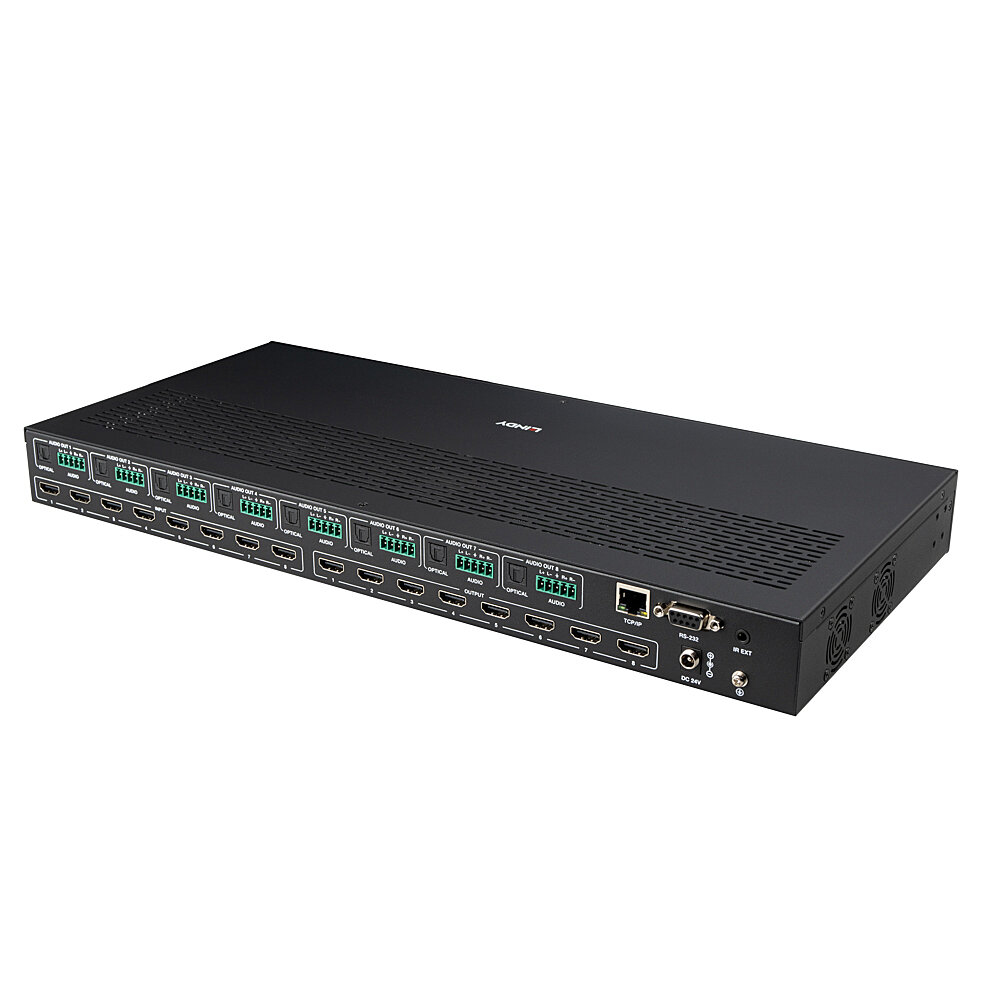 Lindy 38435 matrix switcher AV matrix switcher Built-in display – image 2