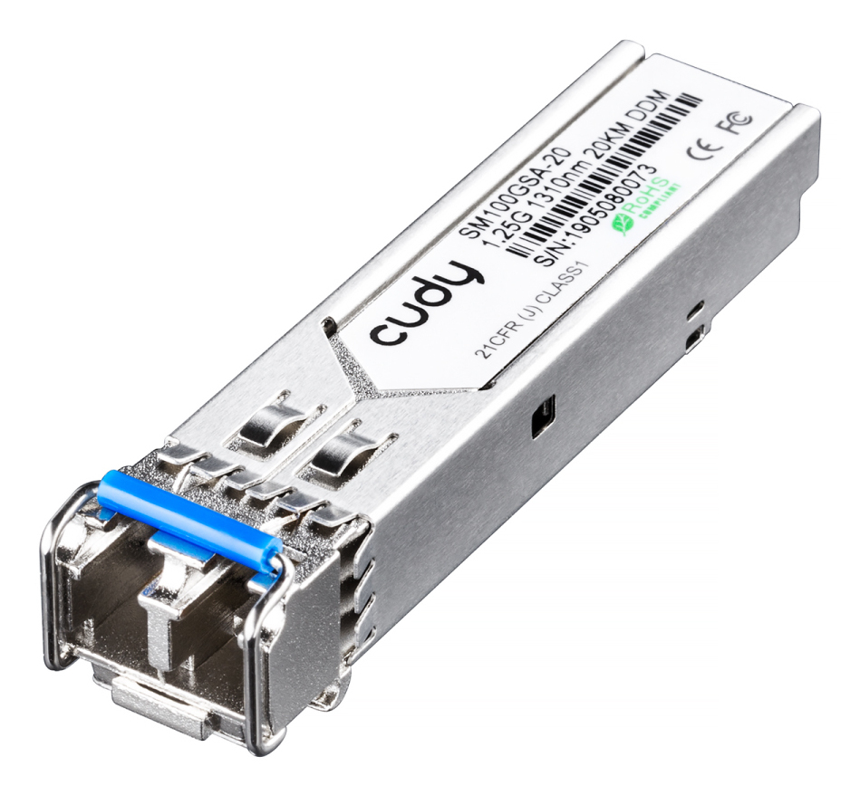 Cudy SM100GSA-20 network transceiver module Fiber optic 1250 Mbit/s SFP 1310 nm – image 1