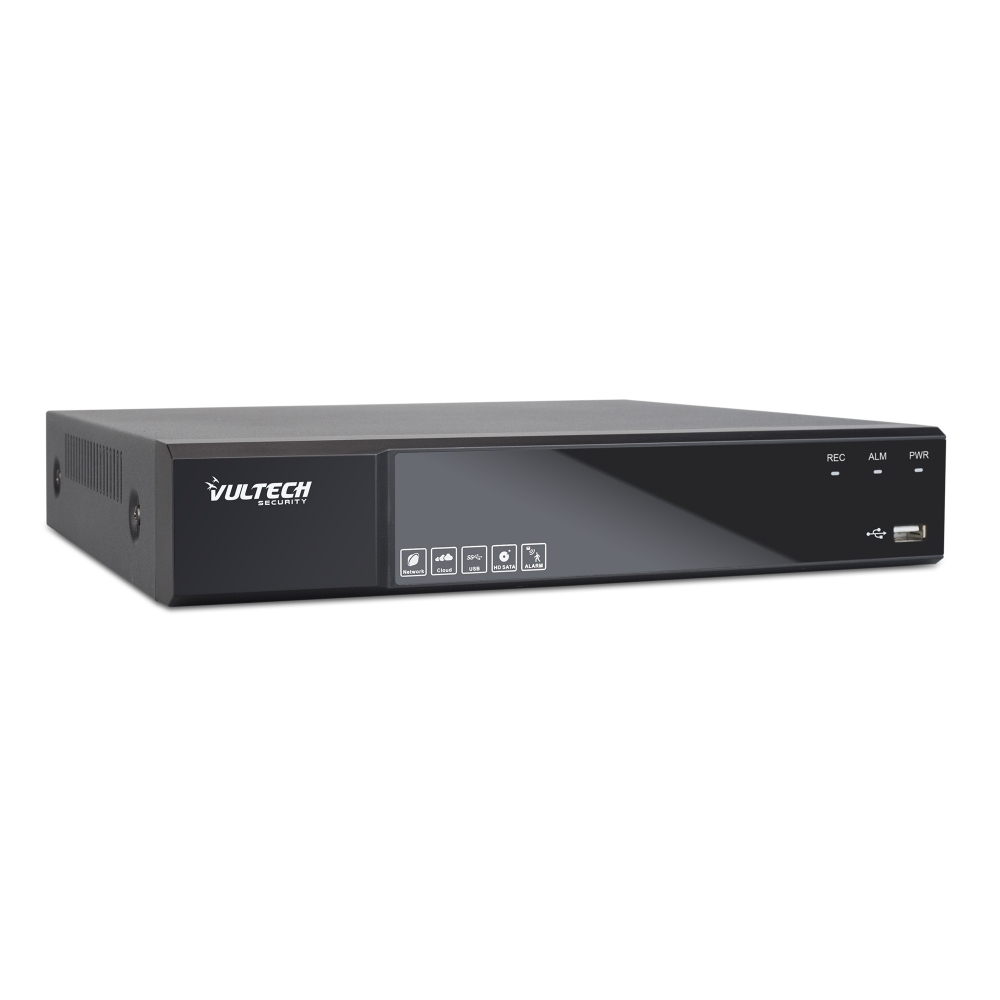 Vultech Security VS-NVR6504EVO-POE-5MP network video recorder Black – image 2