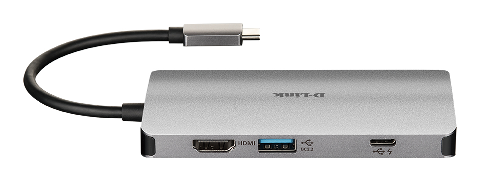 D-Link 8-in-1 USB-C Hub with HDMI/Ethernet/Card Reader/Power Delivery – image 4