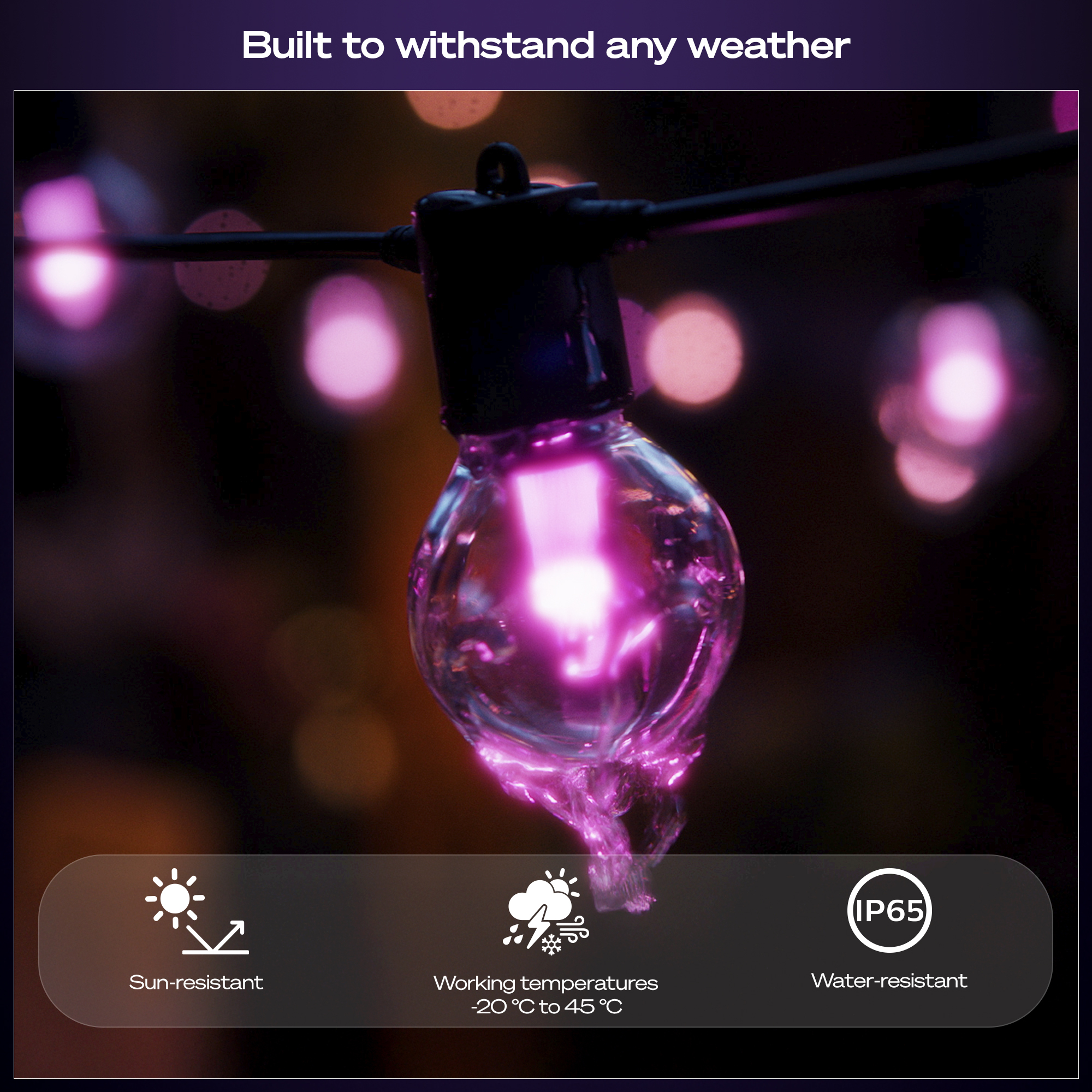 Philips by Signify Philips Hue Festavia globe string 7m 10bulb UK – image 7