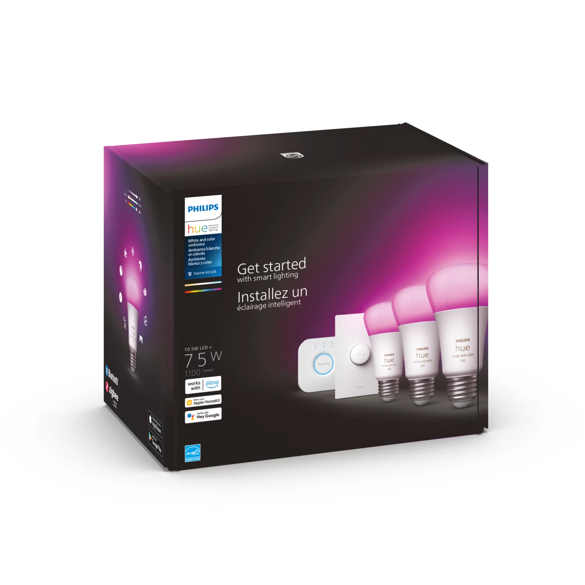 Philips by Signify Philips Hue White and colour ambience 046677553937 smart lighting Smart lighting kit Bluetooth/Zigbee – image 7
