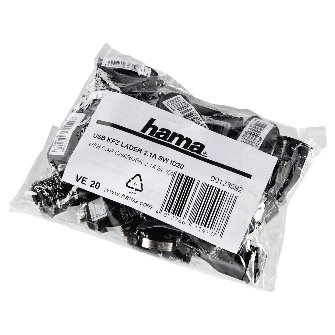 Hama 00123592 mobile device charger Tablet Black Cigar lighter Auto – image 1