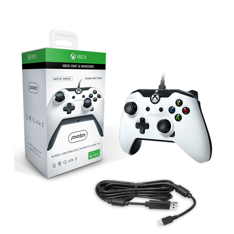 PDP 048-082-NA-WH01 Gaming Controller Black, White USB Gamepad Analogue / Digital PC, Xbox One, Xbox One S, Xbox One X – image 3