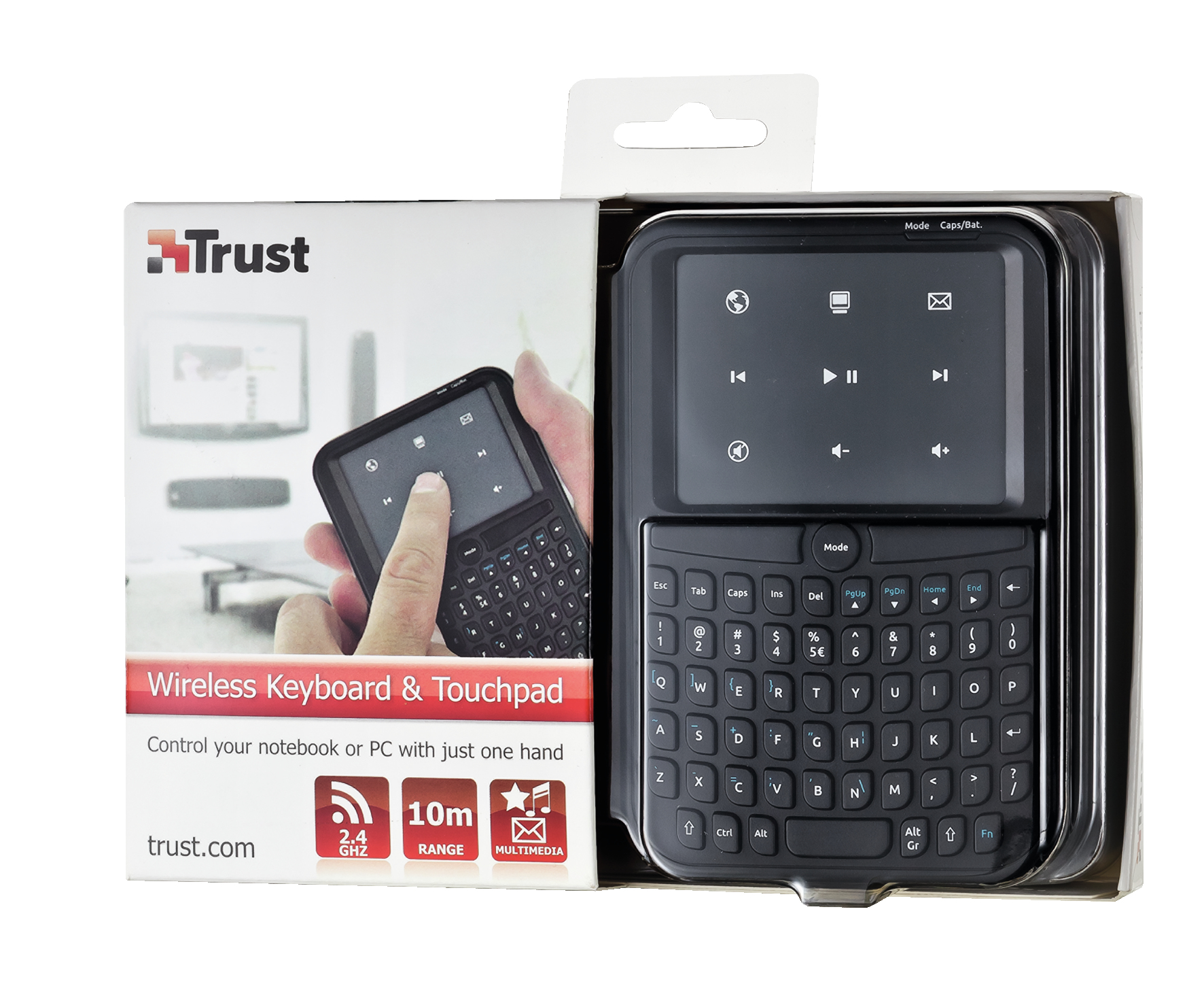 Trust Handheld Wireless Keyboard & Touchpad – image 4