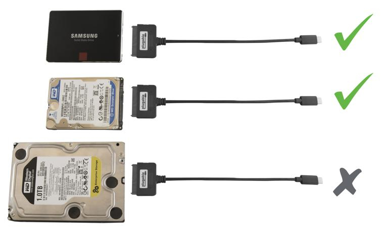 Plugable Technologies USBC-SATA24 interface cards/adapter SATA – image 2