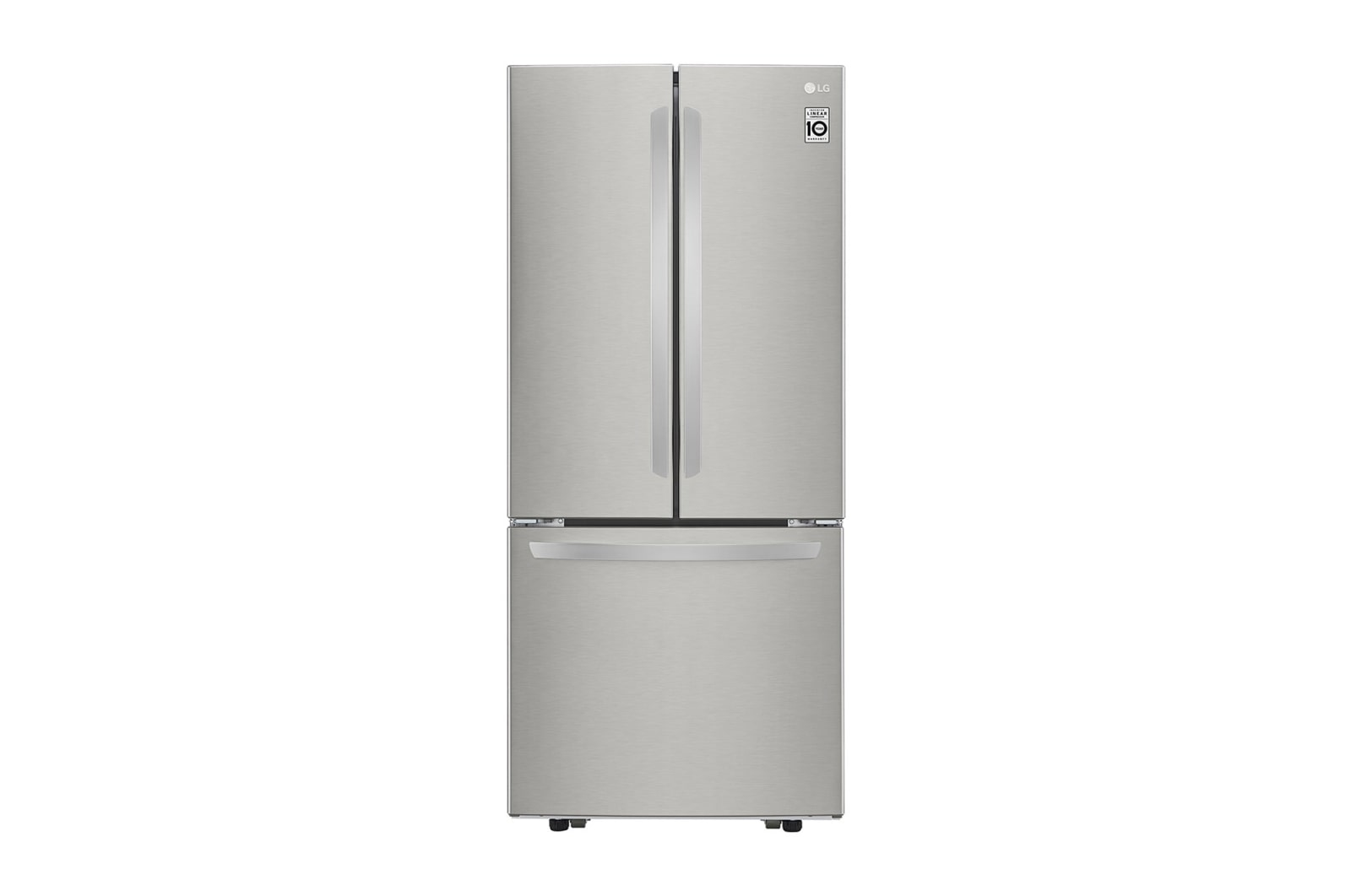 LG GF22BGSK side-by-side refrigerator Freestanding Stainless steel