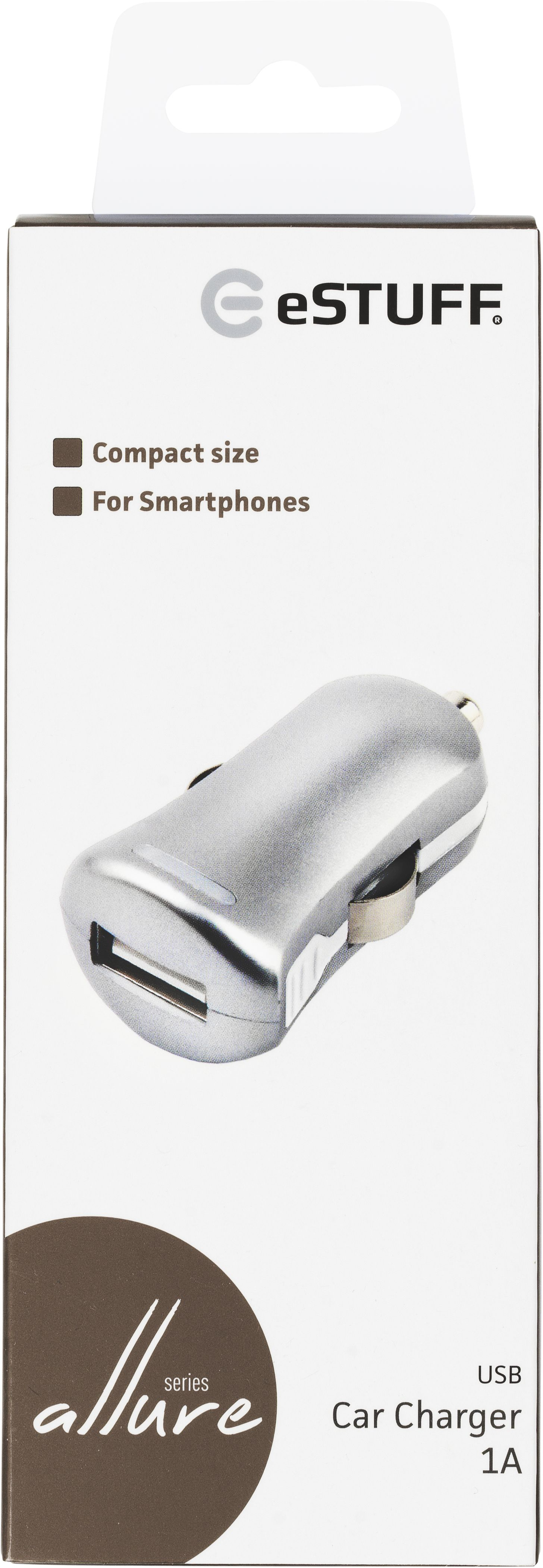 eSTUFF ES80101-GREY mobile device charger GPS, Headphones, Headset, Mobile phone, Power bank, Smartphone, Tablet Cigar lighter Auto – image 2