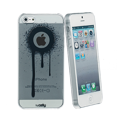 Celly GRDIP501 mobile phone case Cover Black, Transparent