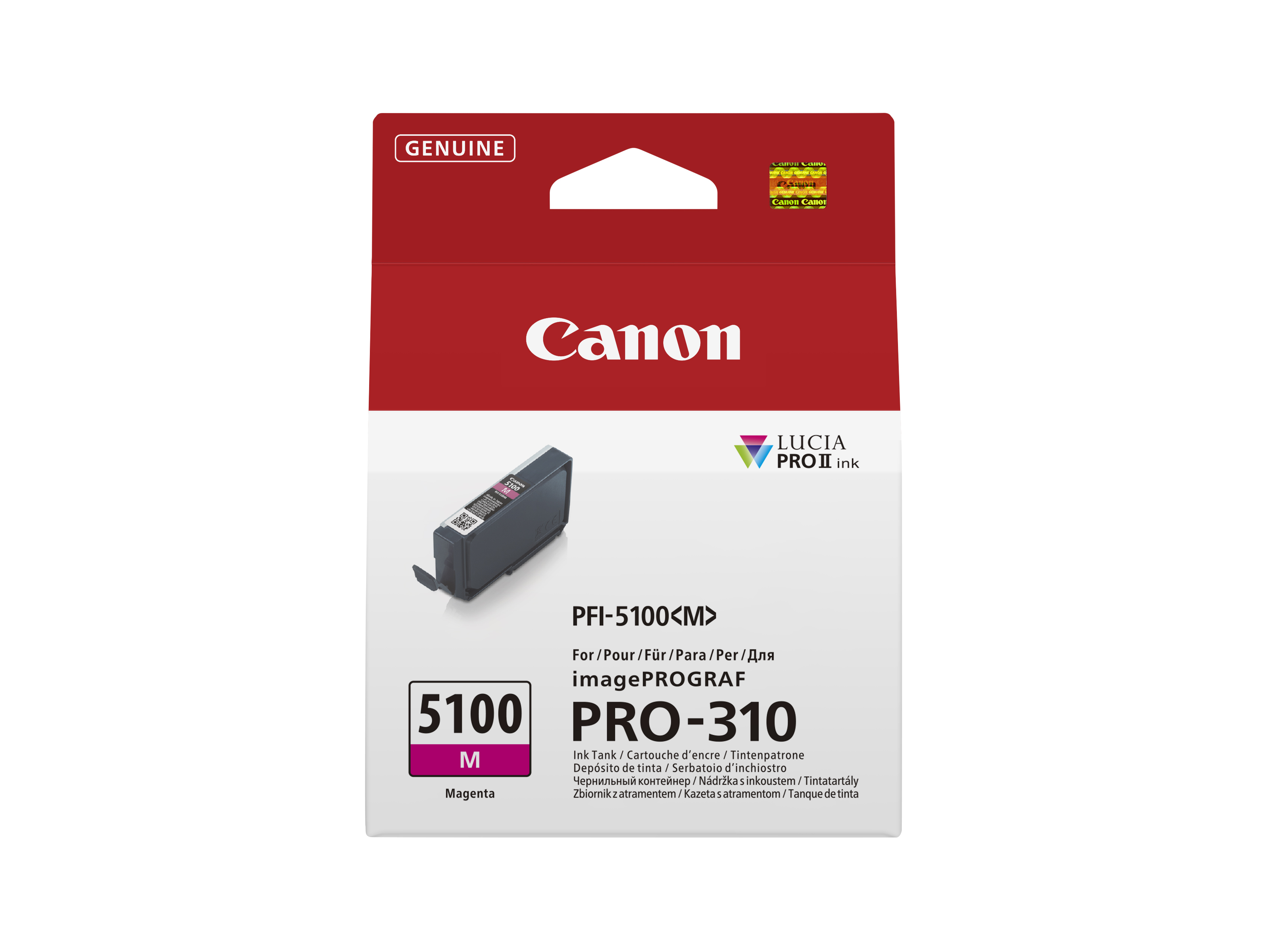 Canon PFI-5100 M cartuccia d'inchiostro 1 pz Originale Magenta