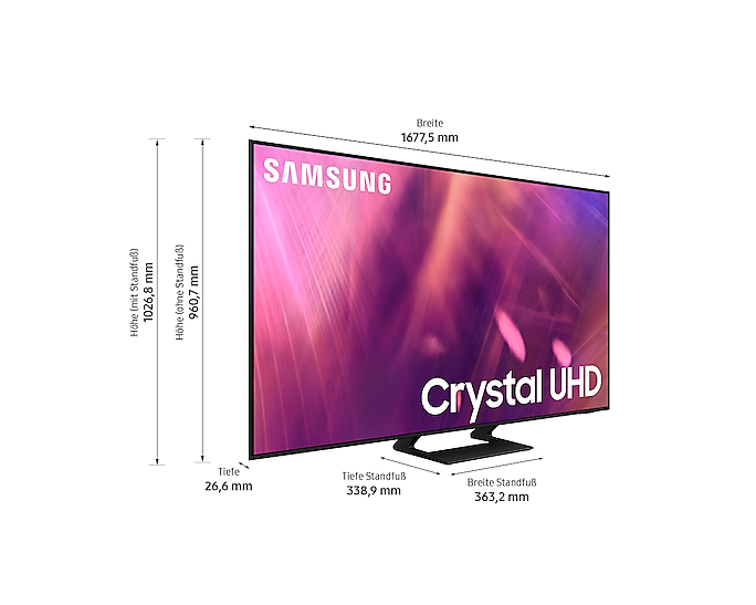 Samsung AU9079 190.5 cm (75") 4K Ultra HD Smart TV Wi-Fi Black – image 7