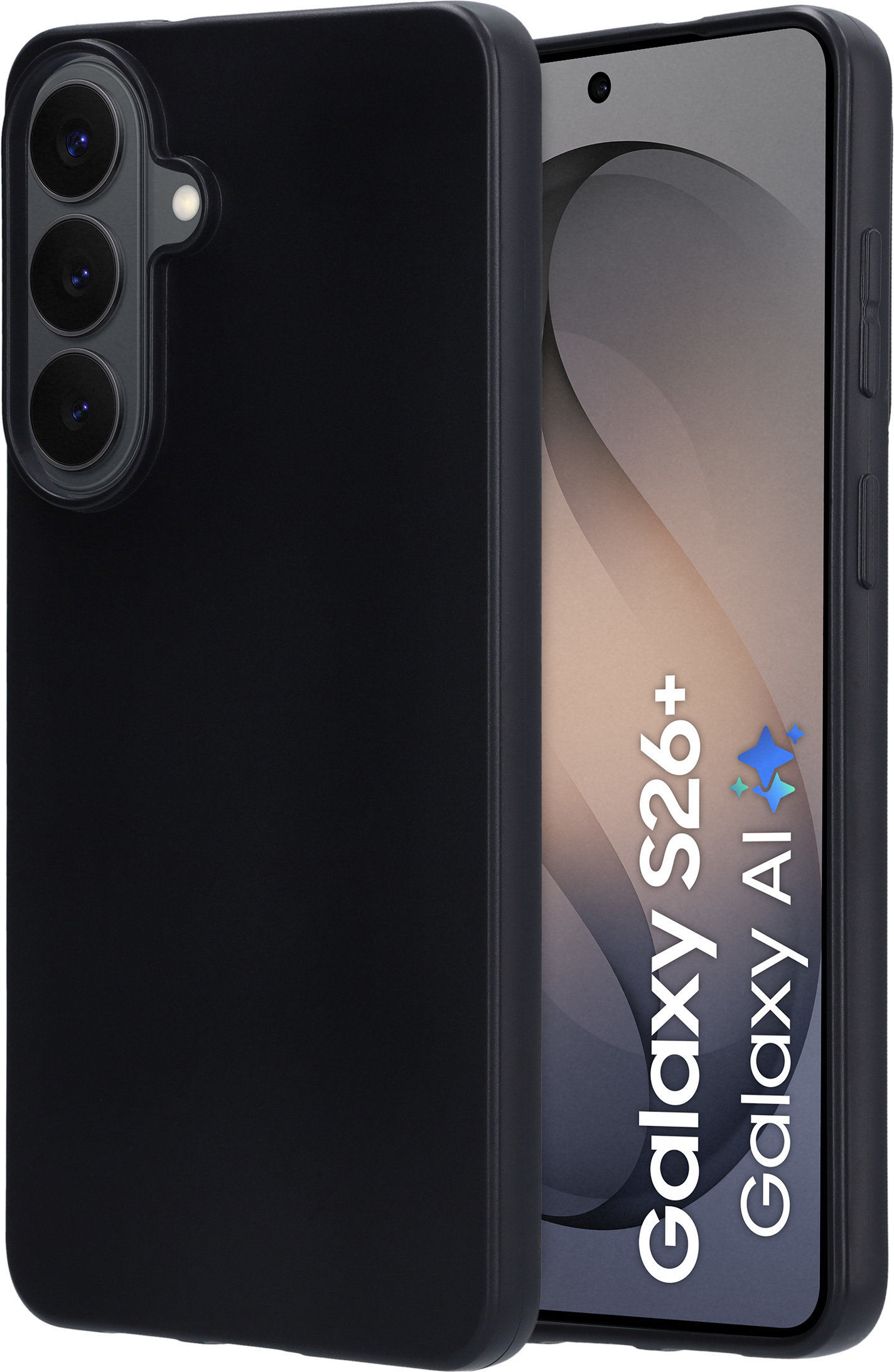Mobiparts Classic TPU Case Samsung Galaxy S26 Plus Matt Black – image 1