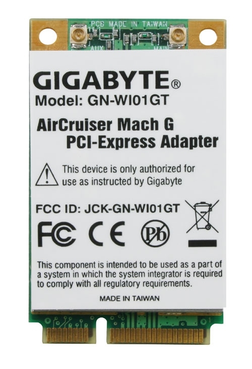 GIGABYTE GN-WI01GT network card 108 Mbit/s