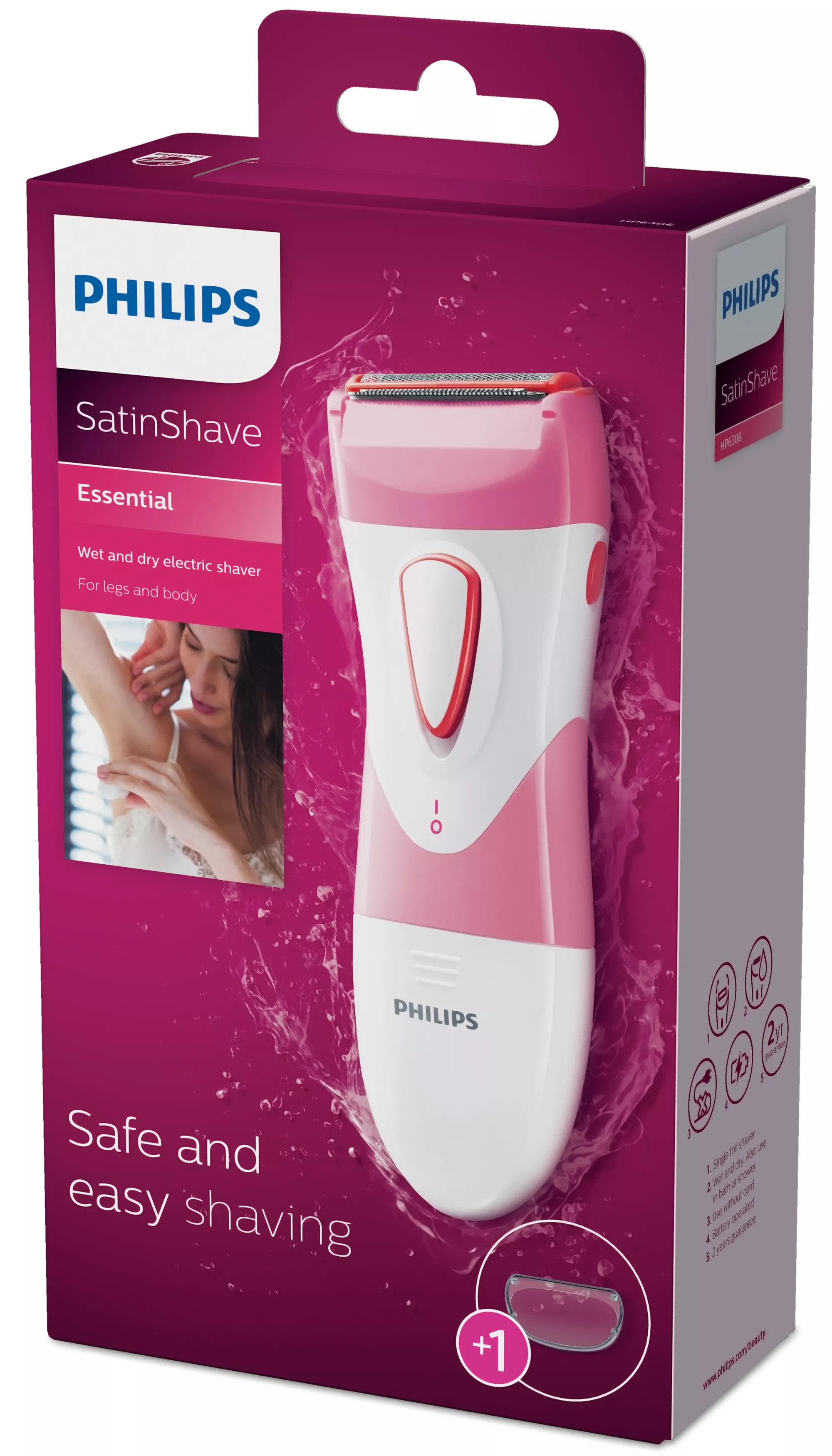 Philips Wet and Dry electric shaver HP6306/00 – image 2