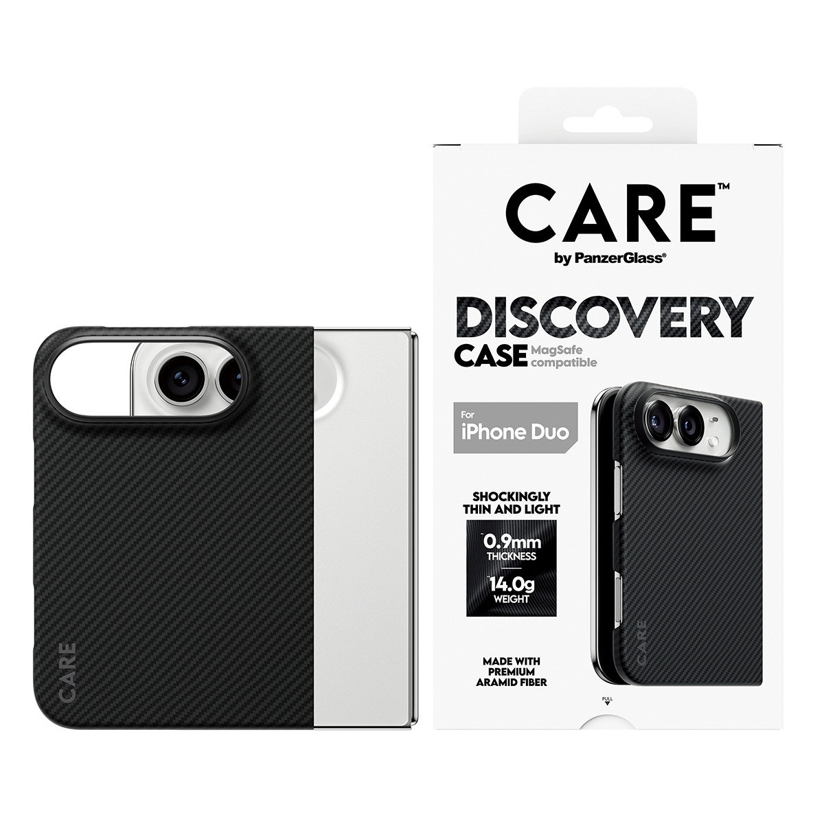 PanzerGlass CARE™ by PanzerGlass® Discovery Case Black & Grey w. MagSafe iPhone Duo – image 2