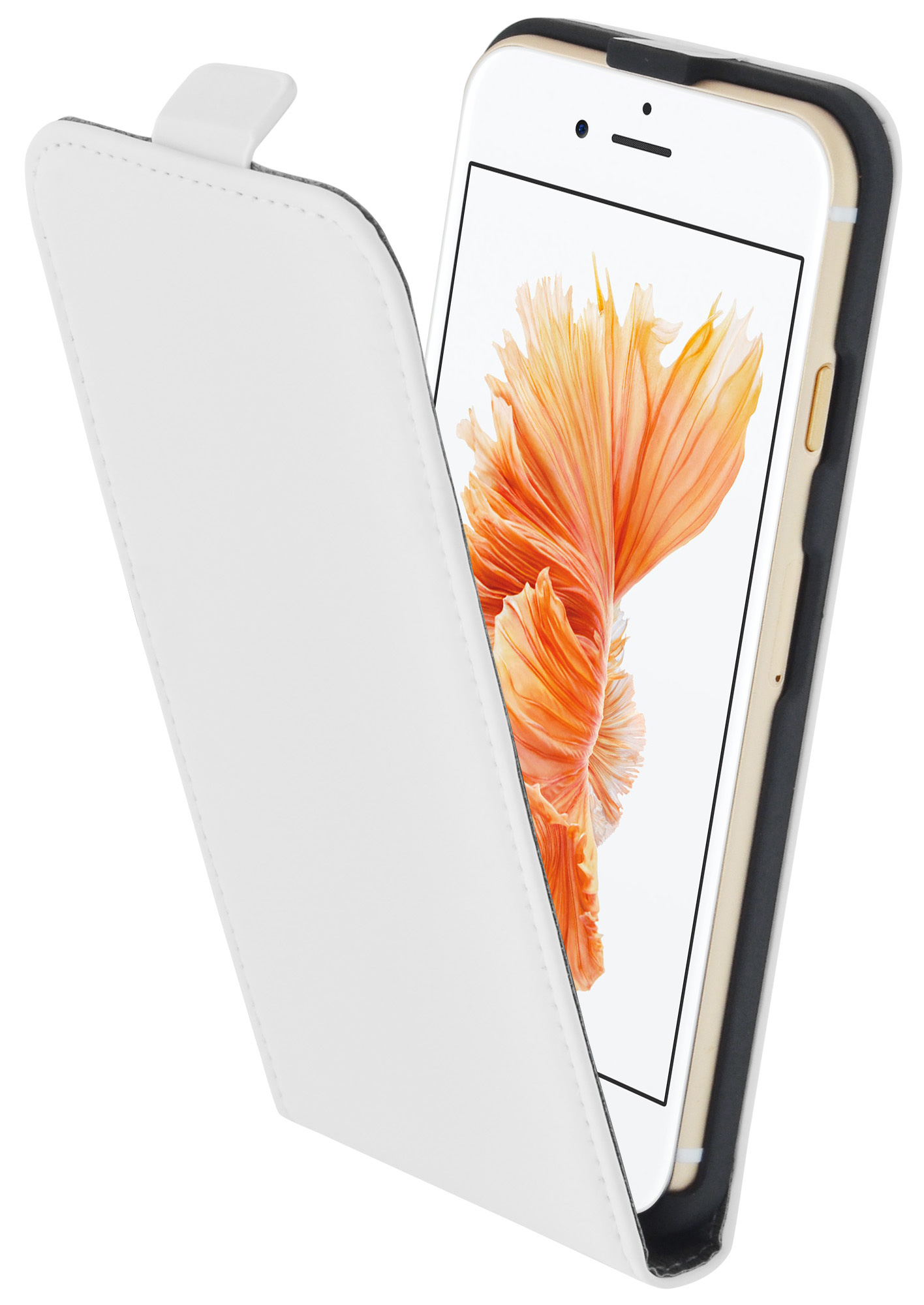 Mobiparts Premium Flip Case Apple iPhone 7, iPhone 8 White – image 1