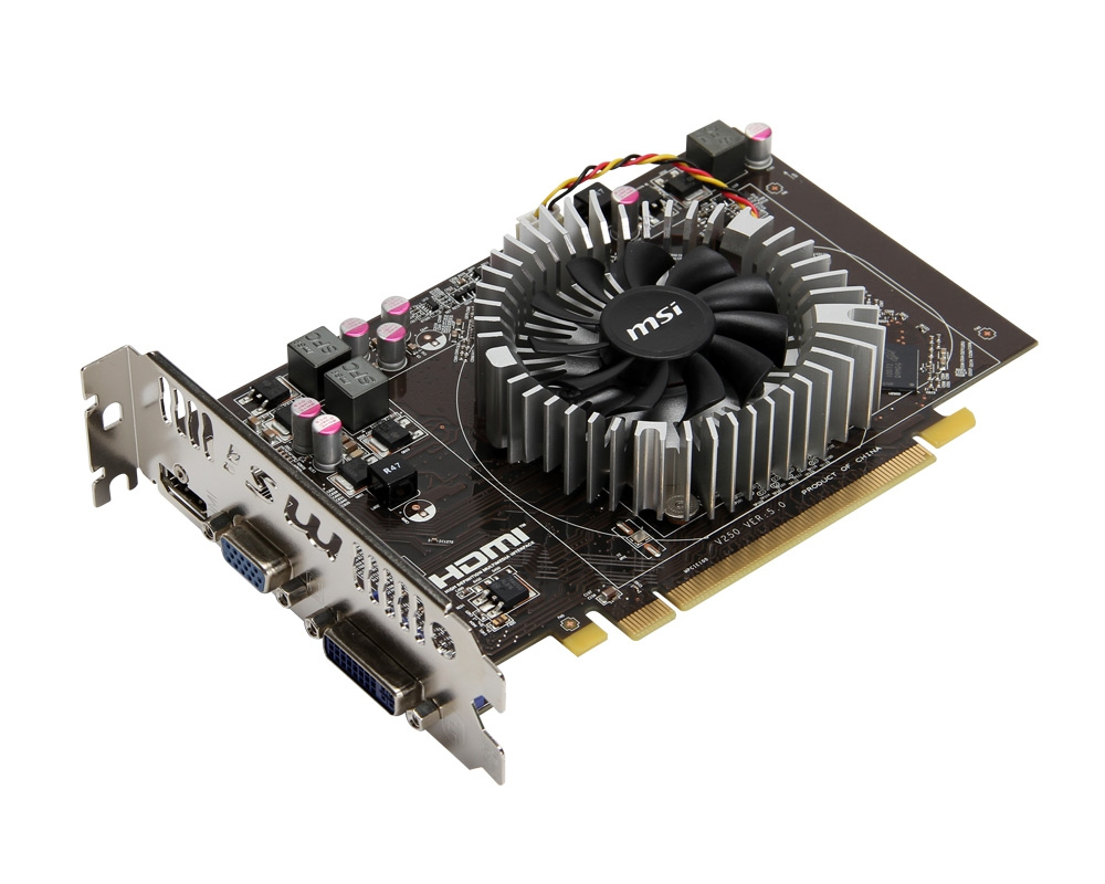 MSI V250-054R graphics card AMD Radeon HD6670 – image 1