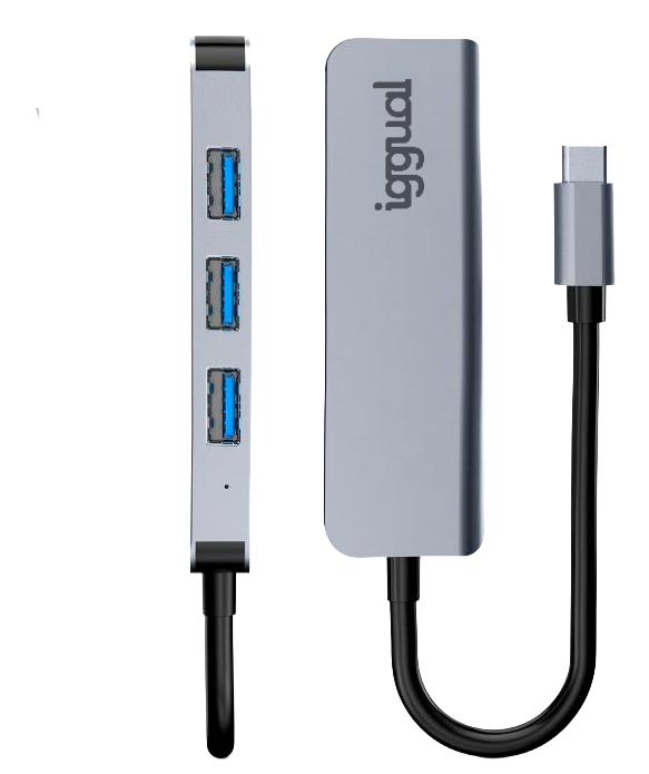 iggual IGG319239 interface hub USB 3.2 Gen 1 (3.1 Gen 1) Type-C 5000 Mbit/s Silver – image 8