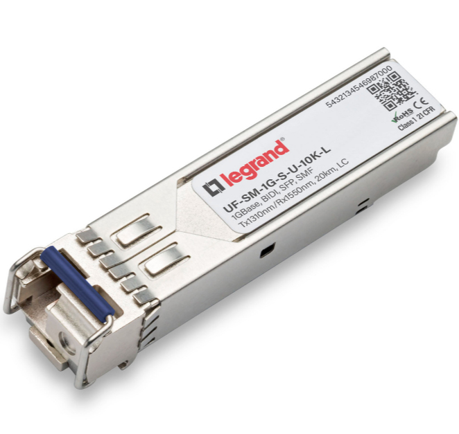 Legrand UF-SM-1G-S-U-10K-L network transceiver module Fiber optic 1000 Mbit/s SFP