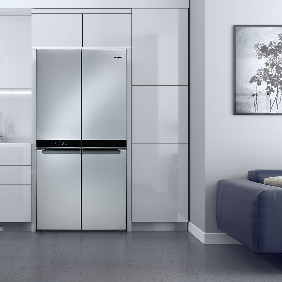 Whirlpool WRQ551NJZ side-by-side refrigerator Freestanding Silver – image 5