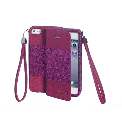 Celly GLAGEIP501 mobile phone case Folio Pink – image 1