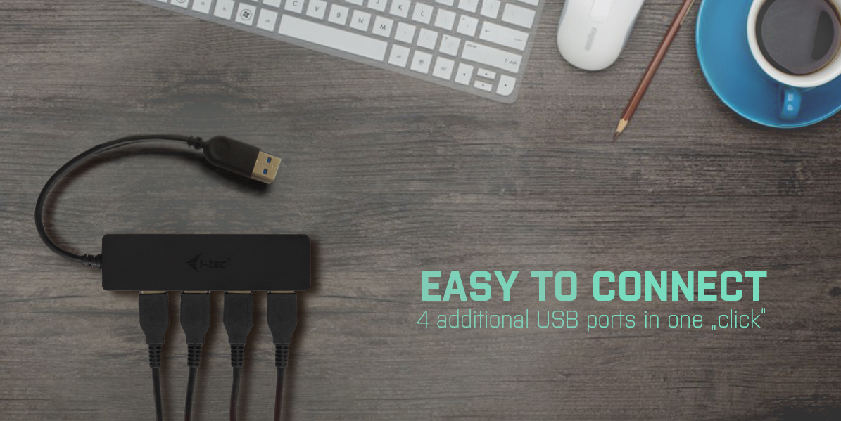 i-tec Advance USB 3.0 Slim Passive HUB 4 Port – image 9