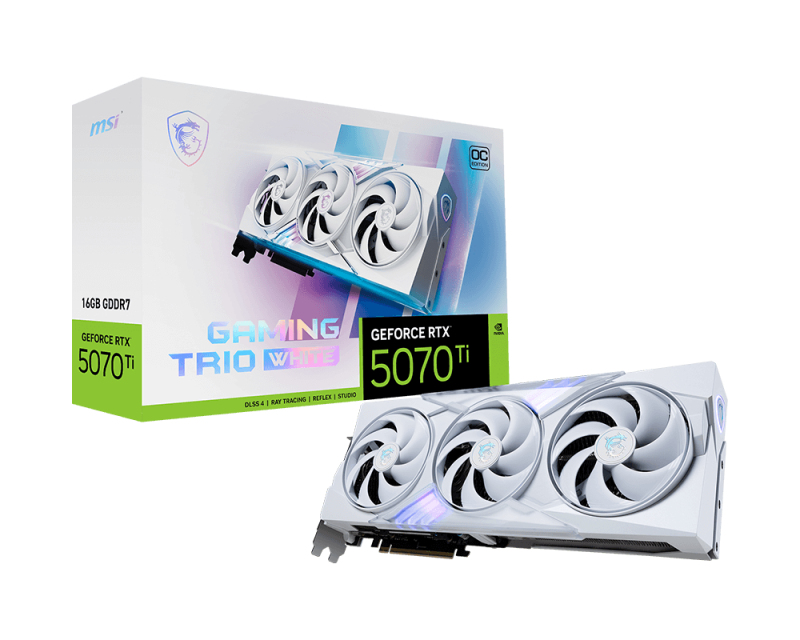 MSI GeForce RTX 5070 Ti 16G GAMING TRIO OC WHITE – image 7