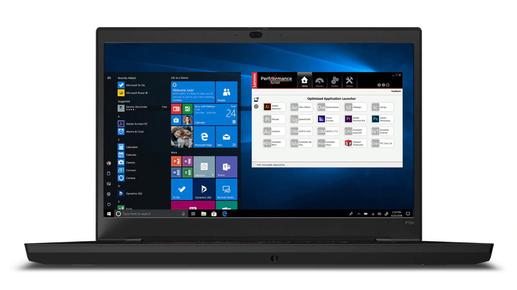 Lenovo ThinkPad P15v Intel® Core™ i7 W-10855M Mobile workstation