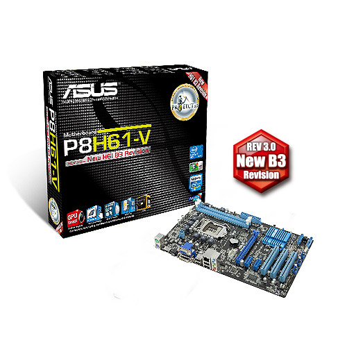 ASUS P8H61-V Intel® H61 LGA 1155 (Socket H2) ATX – image 1
