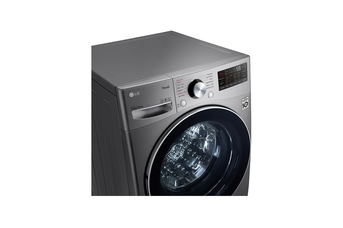 LG F15L9DGD washer dryer Freestanding Front-load Silver, Stainless steel – image 6