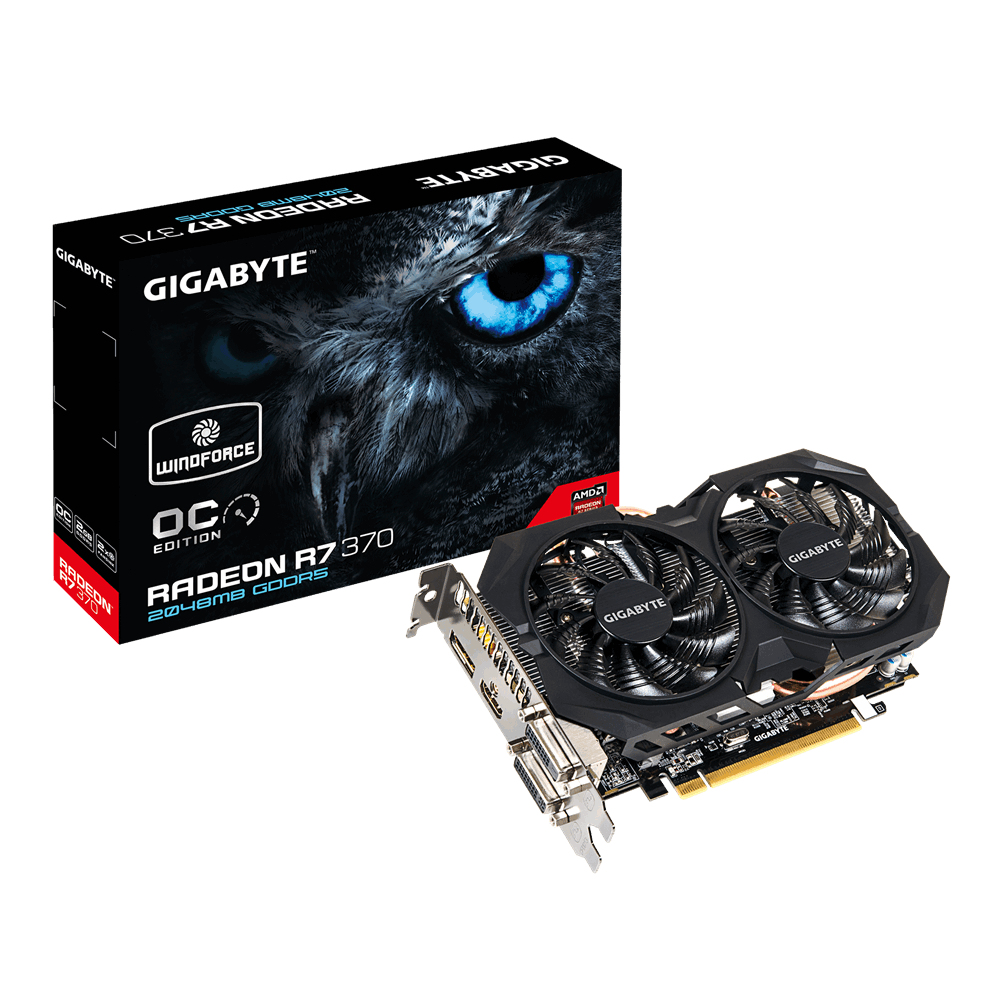 GIGABYTE GV-R737WF2OC-2GD AMD Radeon R7 370