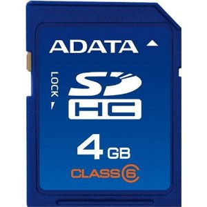ADATA SDHC-CARD 4GB