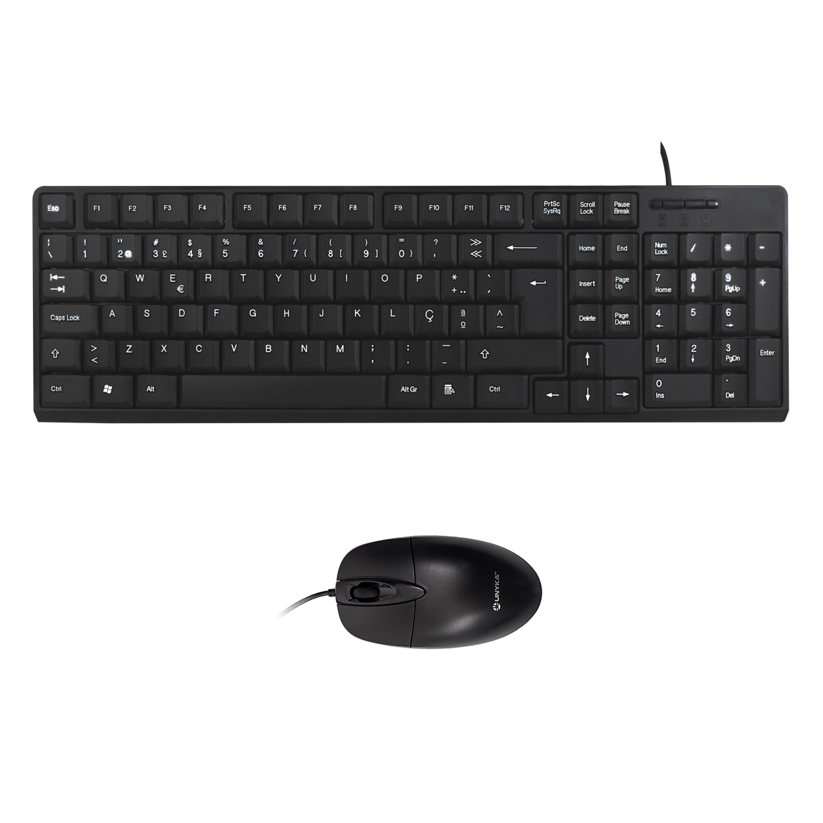 UNYKAch Kit Keyboard + Mouse LAYOUT PT OEM – image 1