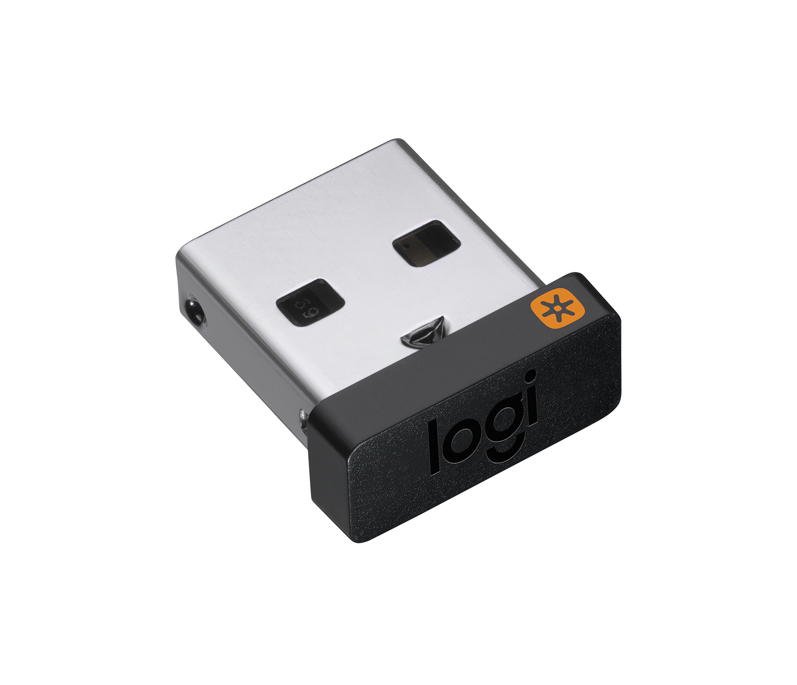 Logitech USB Unifying Receiver. Device interface: RF Wireless. Product colour: Black
