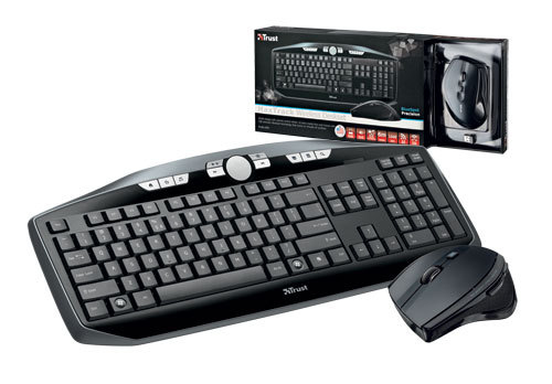 Trust MaxTrack Wireless Deskset, DE – image 2