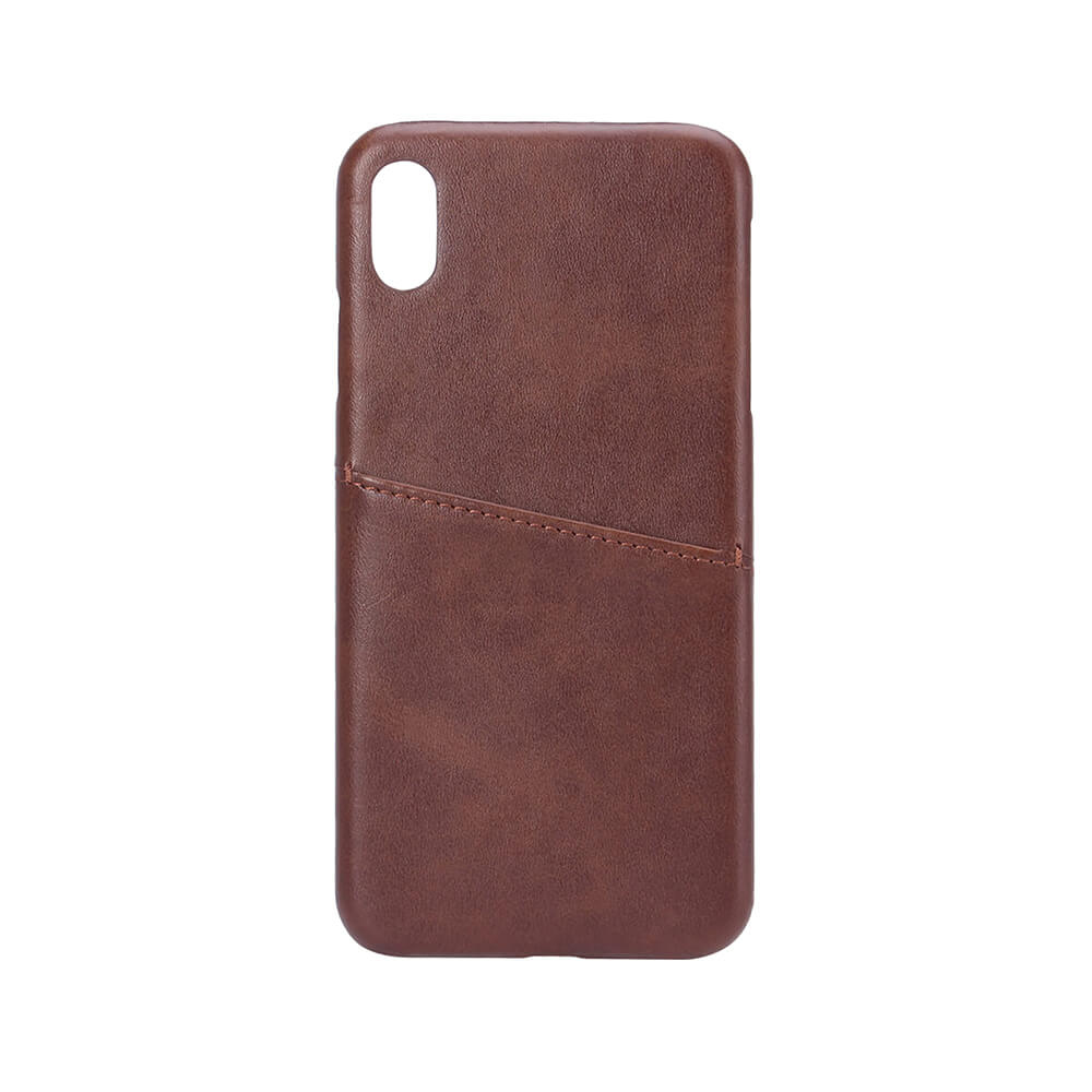 Onsala Mobilecover Brown iPhone X/XS Max Creditcard Pocket – image 1