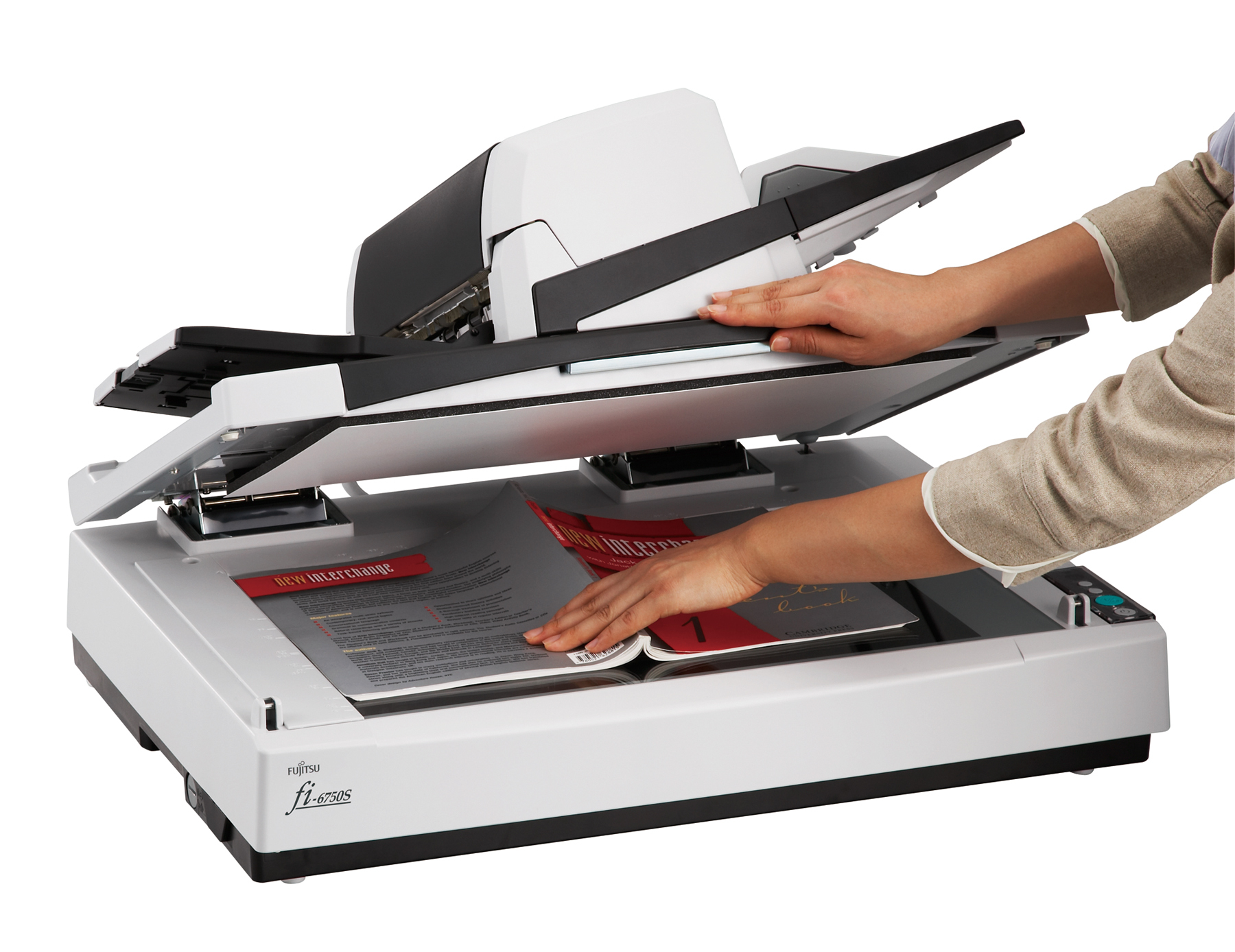 Fujitsu fi-6750S Flatbed & ADF scanner – image 2