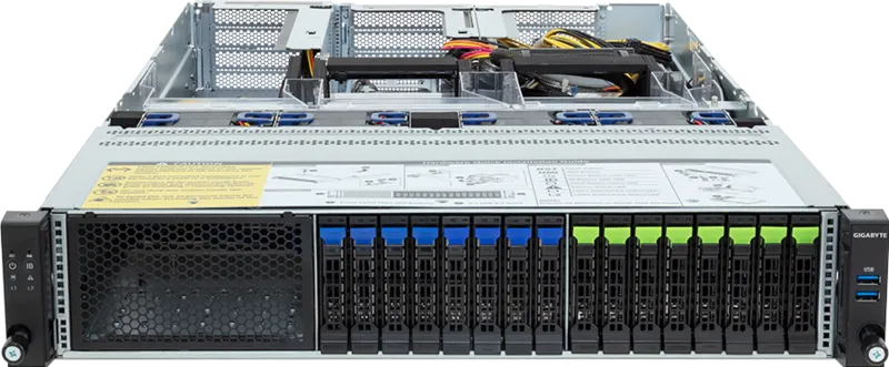 GIGABYTE R283-ZF1-AAL1 LGA 6096 Rack (2U) Black, Steel – image 2
