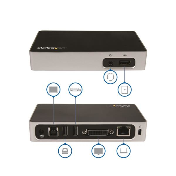 StarTech.com DVI Docking Station for Laptops - USB 3.0 – image 4