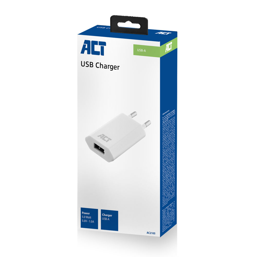 ACT AC2105 mobile device charger Smartphone White AC Indoor – image 5