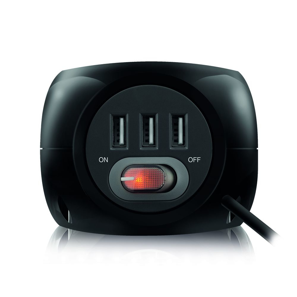 ACT Power socket cube (PDU) with 3 sockets, USB-A ports, 1.5m – image 5
