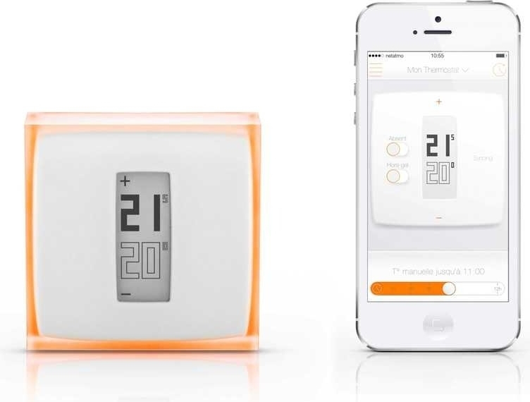 Netatmo NTH01 thermostat Orange, White – image 2
