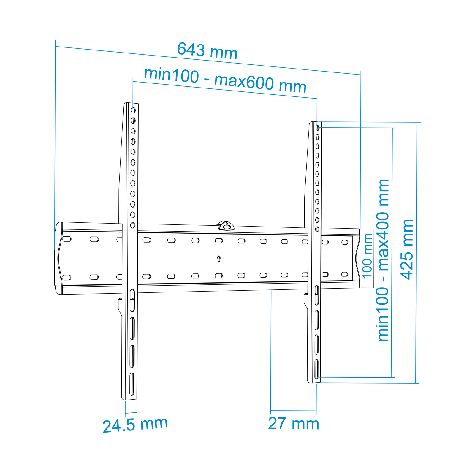 TooQ LP4170F-B TV mount/stand – image 8
