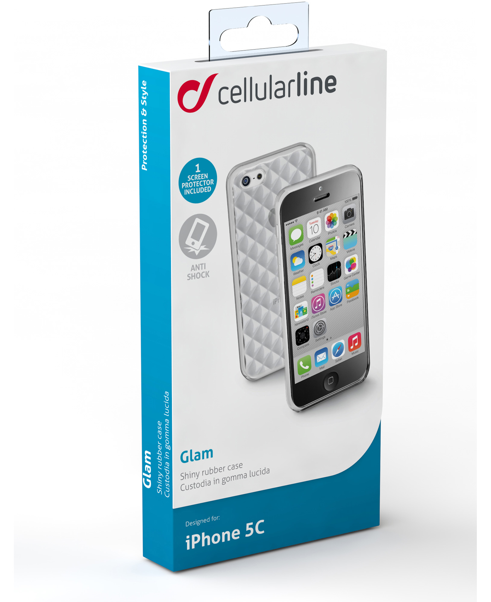 Cellularline Glam iPhone 5C - Transparent – image 3