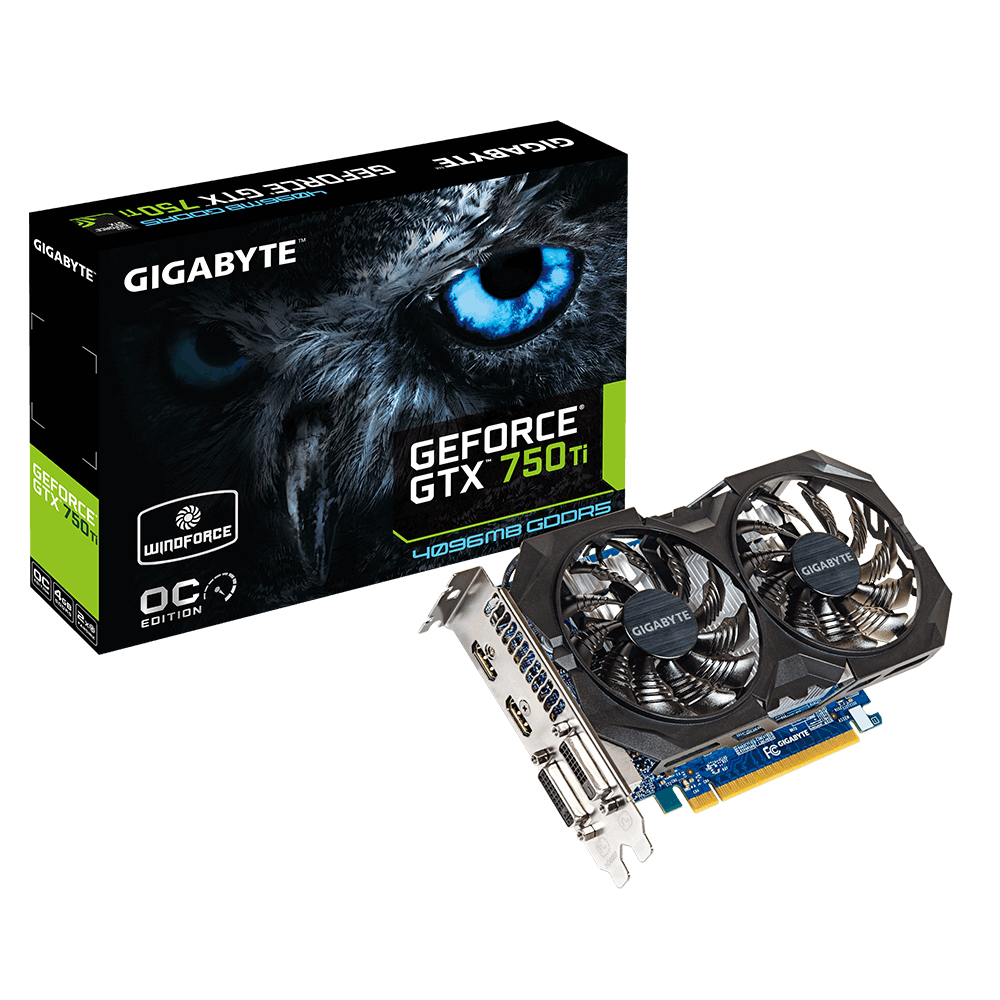GIGABYTE GV-N75TWF2OC-4GI NVIDIA GeForce GTX 750 Ti – image 3