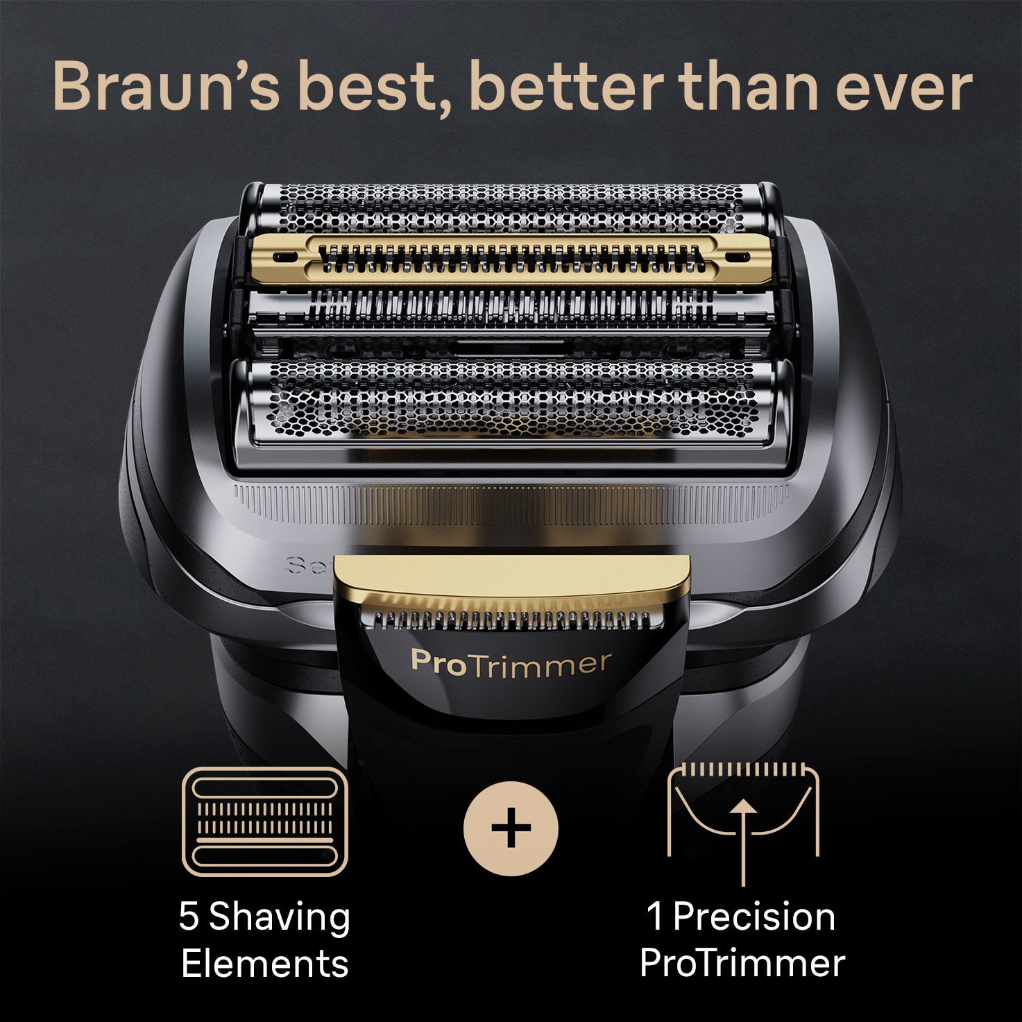 Braun Series 9 Pro+ 9560cc Trimmer Black – image 4