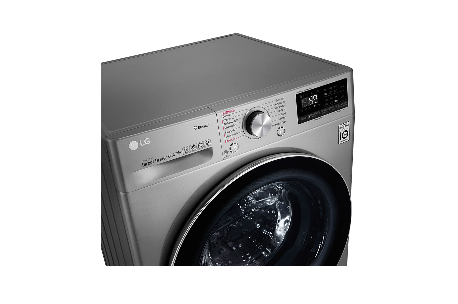 LG F4DV710H2T washer dryer Freestanding Front-load Stainless steel – image 7