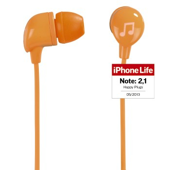 Happy Plugs 00092550 headphones/headset Wired In-ear Calls/Music Orange – image 2