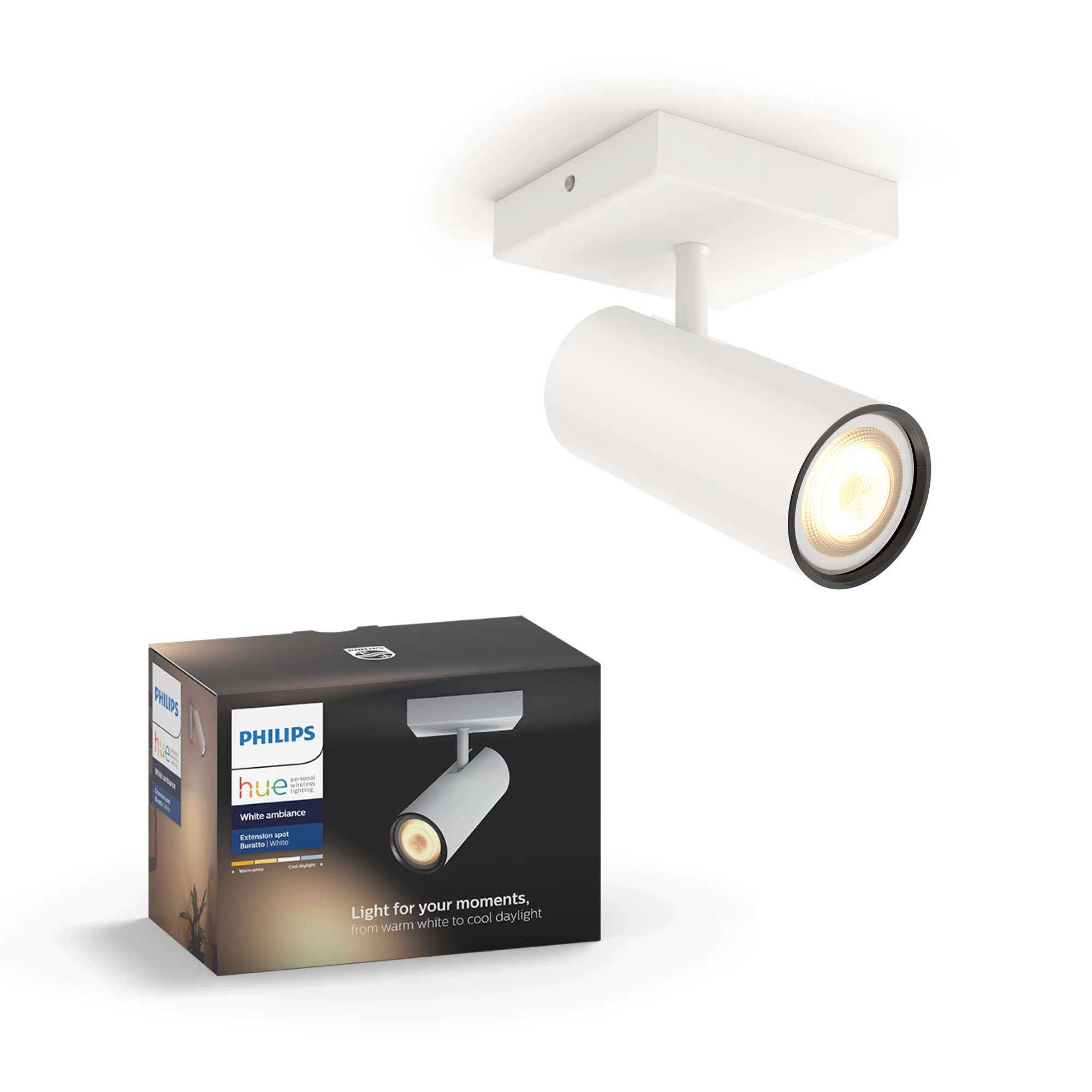 Philips by Signify Philips Hue White ambience Buratto single spotlight ext. – image 1