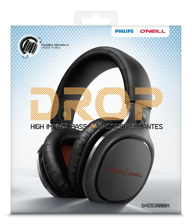 Philips O'Neill SHO5300BK/00 headphones/headset Wired Head-band Black – image 2